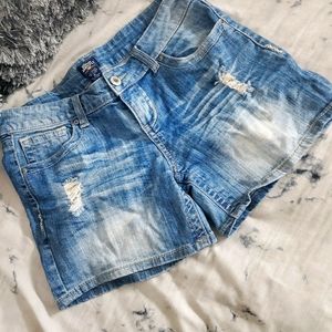 Medium wash blue Shorts
